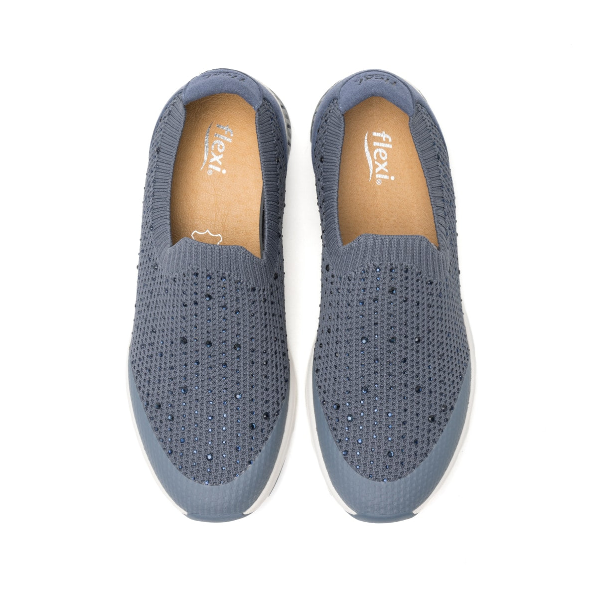 Tenis Flexi Sneaker Tejido  Para Mujer Con Suela Extra Ligera 105111