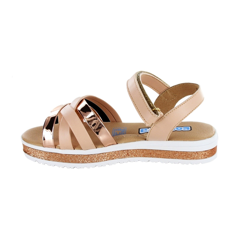 Sandalia Coqueta Dual Color para niña 112300 (18.0 -21.0)