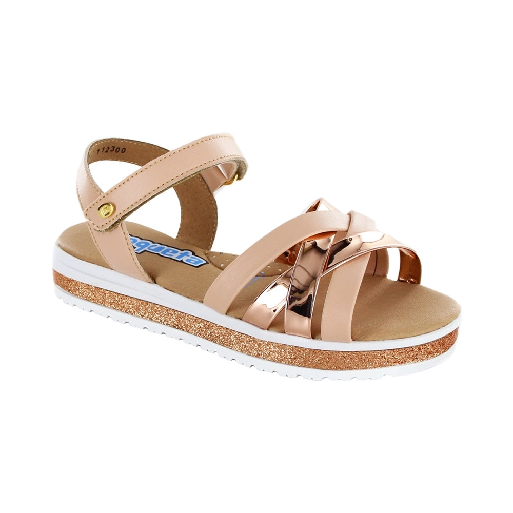 Sandalia Coqueta Dual Color para niña 112300 (18.0 -21.0)