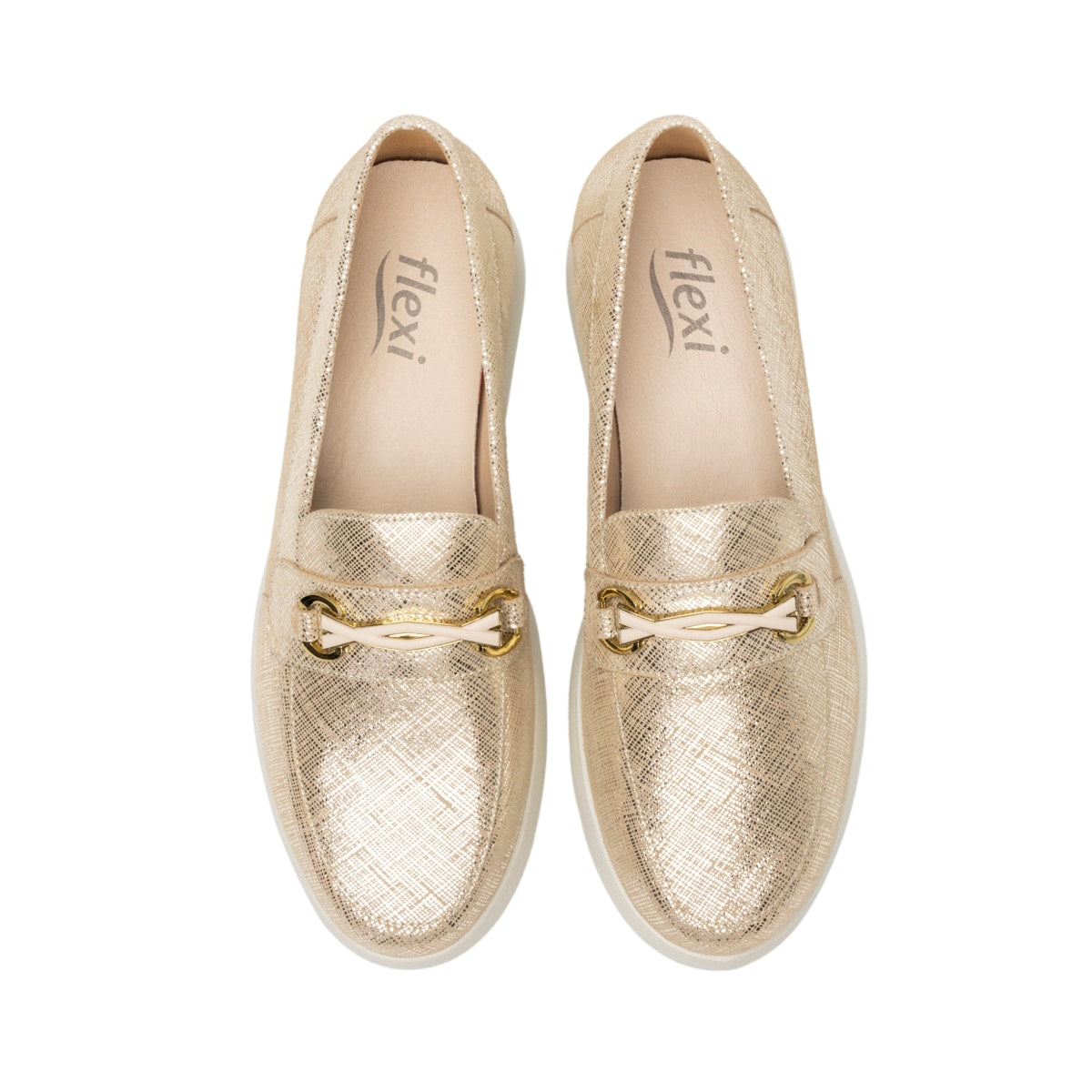 Zapato Flexi Mocasín con Herraje para Mujer 126706