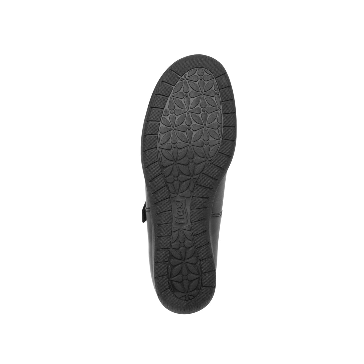 Zapato Flat Escolar Con Velcro Flexi Para Niña 35802