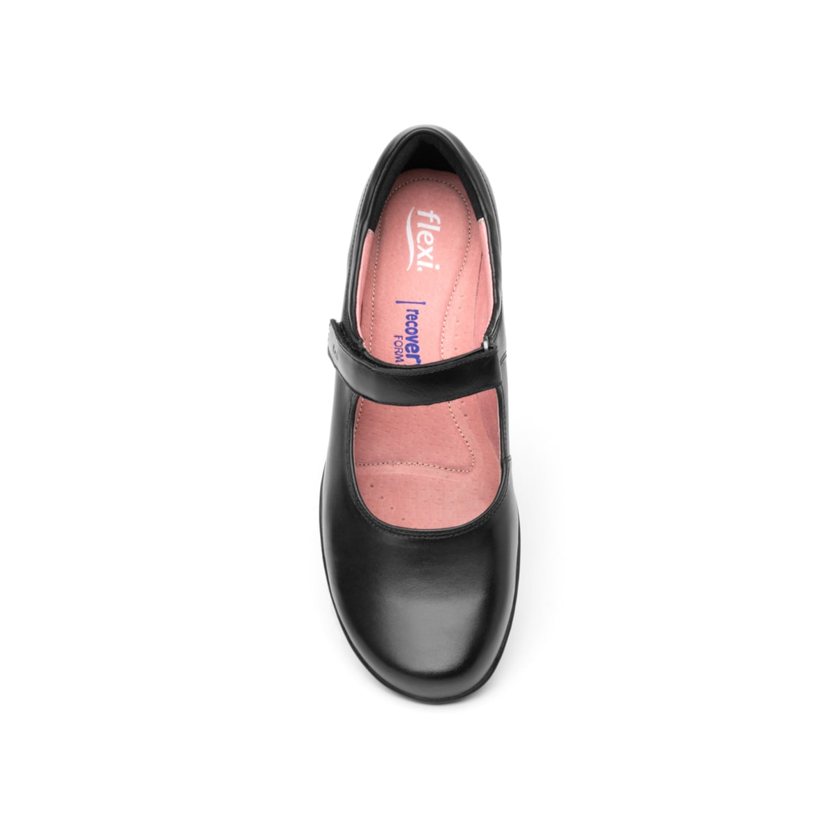 Zapato Flat Escolar Con Velcro Flexi Para Niña 35802