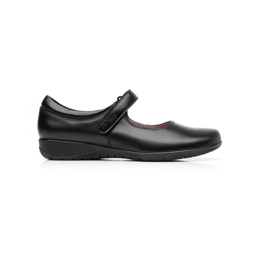 Zapato Flat Escolar Con Velcro Flexi Para Niña 35802