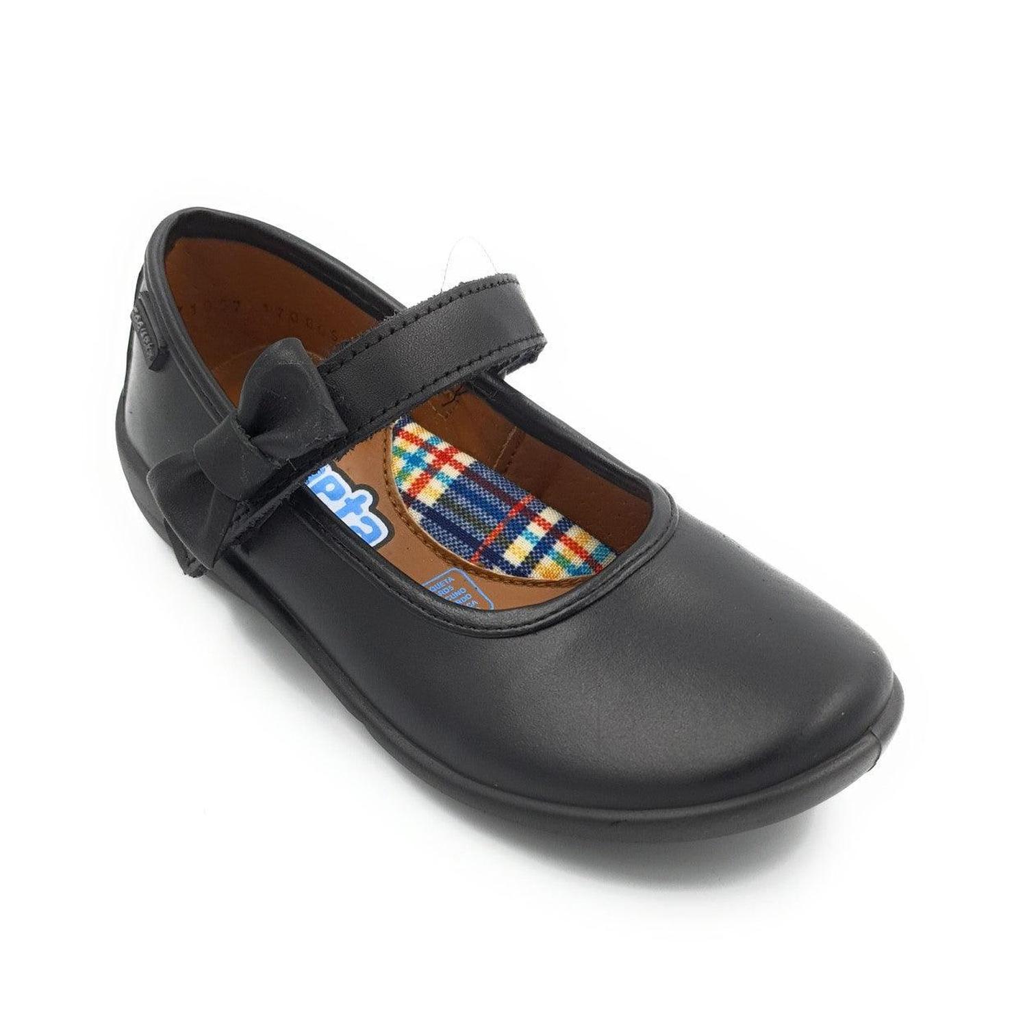 Zapato Escolar con Cinta Velcro Coqueta para Niña 170805