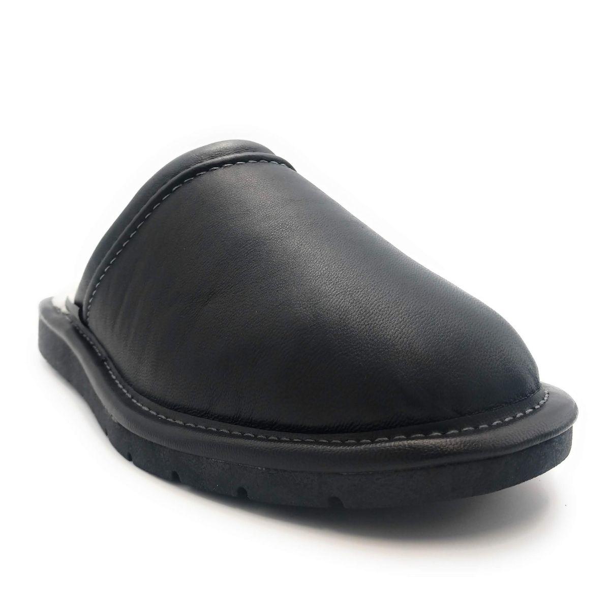 Pantuflas Stahl para hombre de piel genuina 4747 Exclusivas