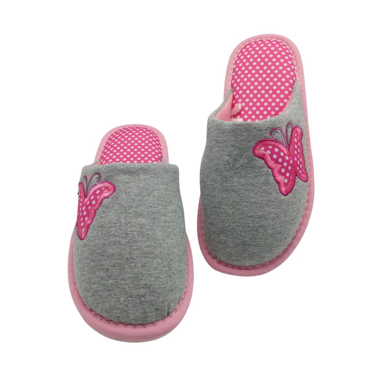 Pantufla Arra con Mariposa Para Mujer 200456 CH EX Exclusivas