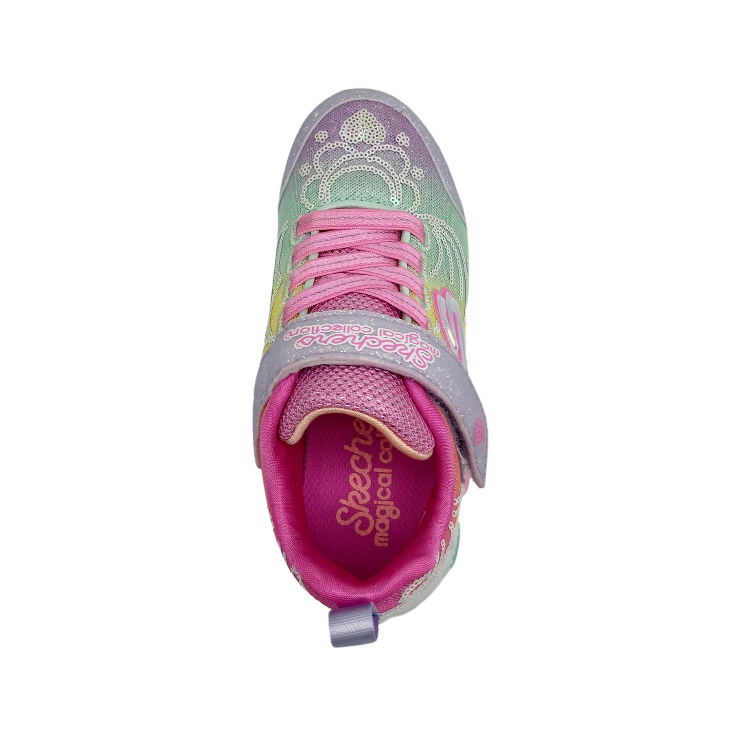 Tenis Skechers S-Lights Princess Wishes para Niña 302686L (17.0-22.0)