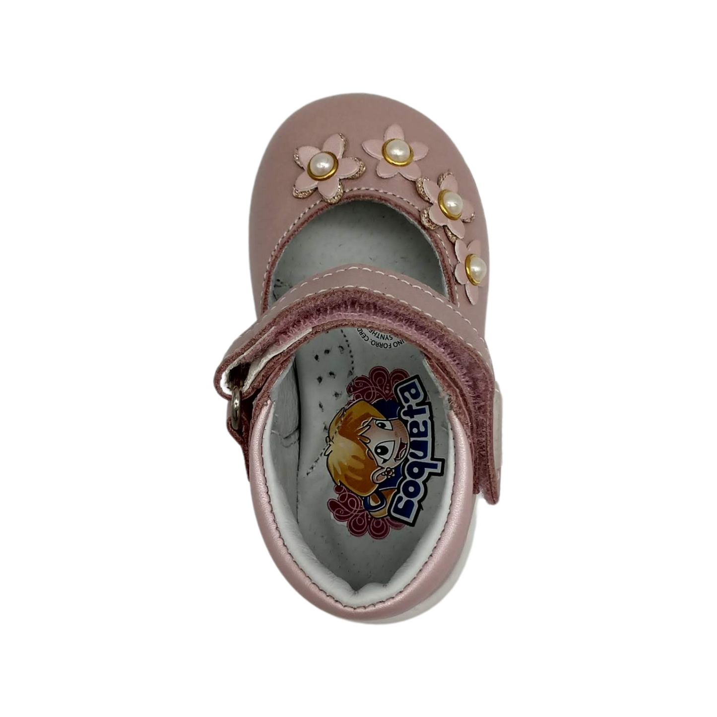 Zapato Coqueta con Flores Para Bebe 955800