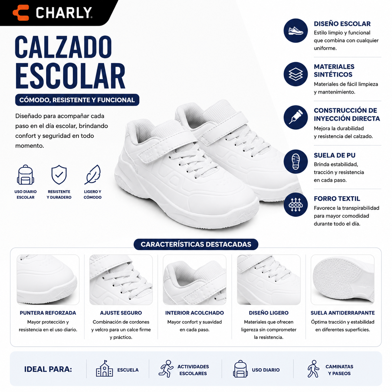 Tenis Flexi Escolar Niño 424502