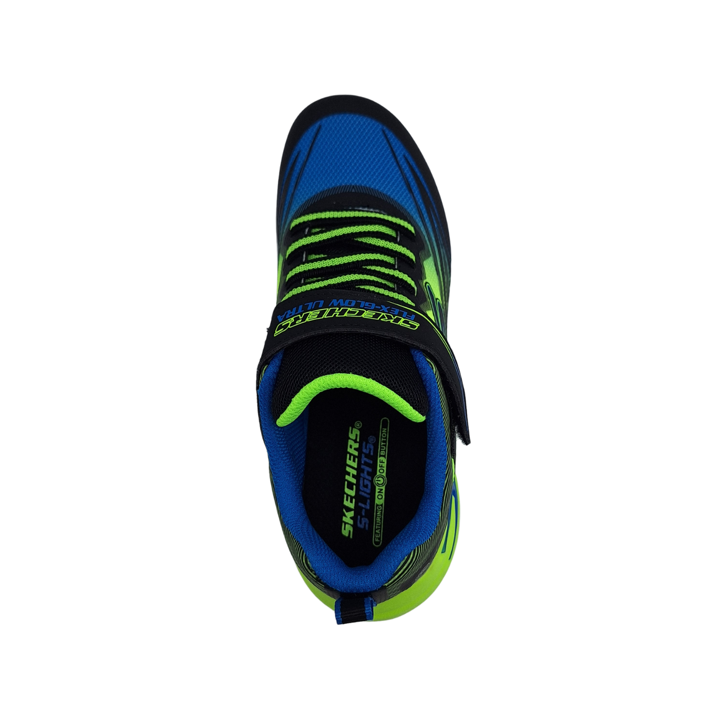 Tenis Skechers Flex-Glow Ultra Luces Velcro Elasticos Niño 400139L