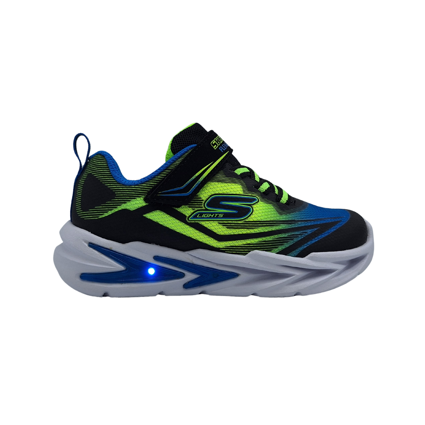 Tenis Skechers Flex-Glow Ultra Luces Velcro Elasticos Niño 400139N