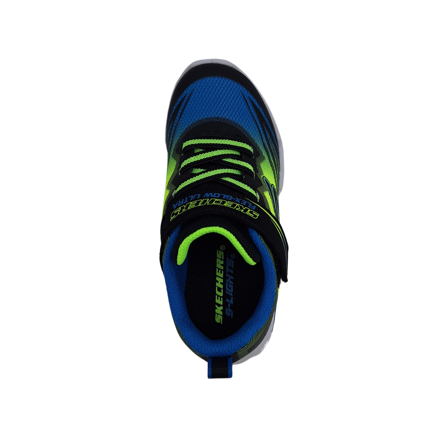 Tenis Skechers Flex-Glow Ultra Luces Velcro Elasticos Niño 400139N