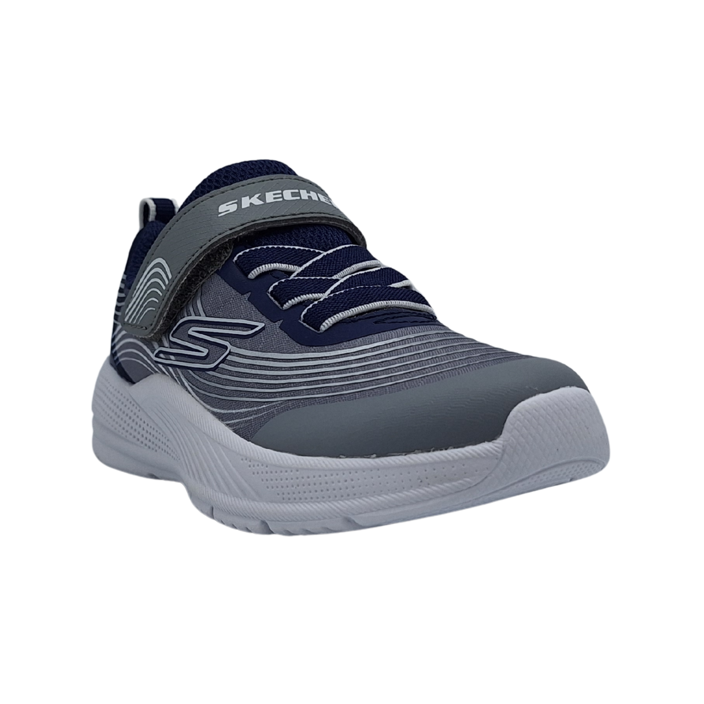 Tenis Skechers Microspec Advance Velcro Ajuste Elastico Niño 403926