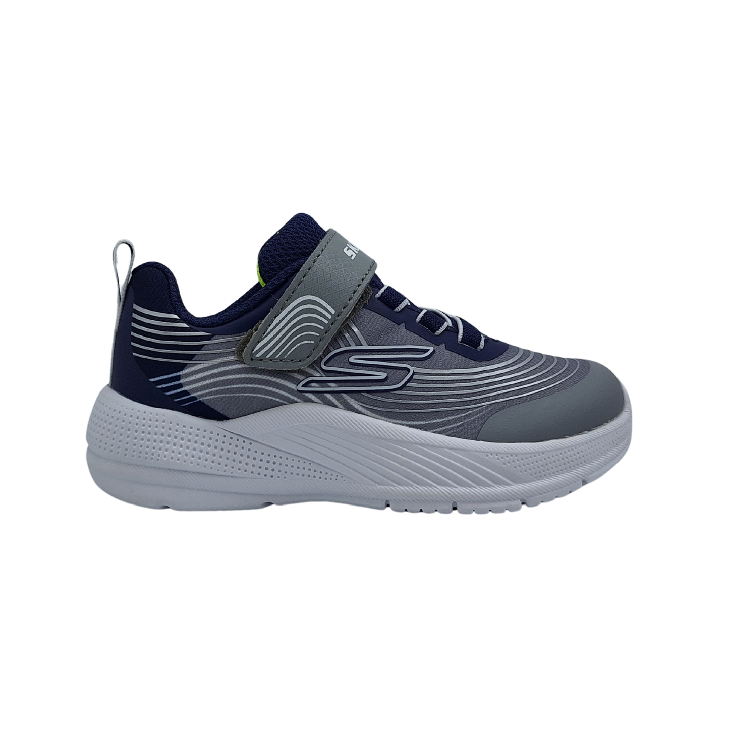 Tenis Skechers Microspec Advance Velcro Ajuste Elastico Niño 403926