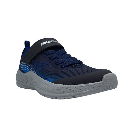 Tenis Skechers Microspec Advance Velcro Ajuste Elastico Niño 403926L