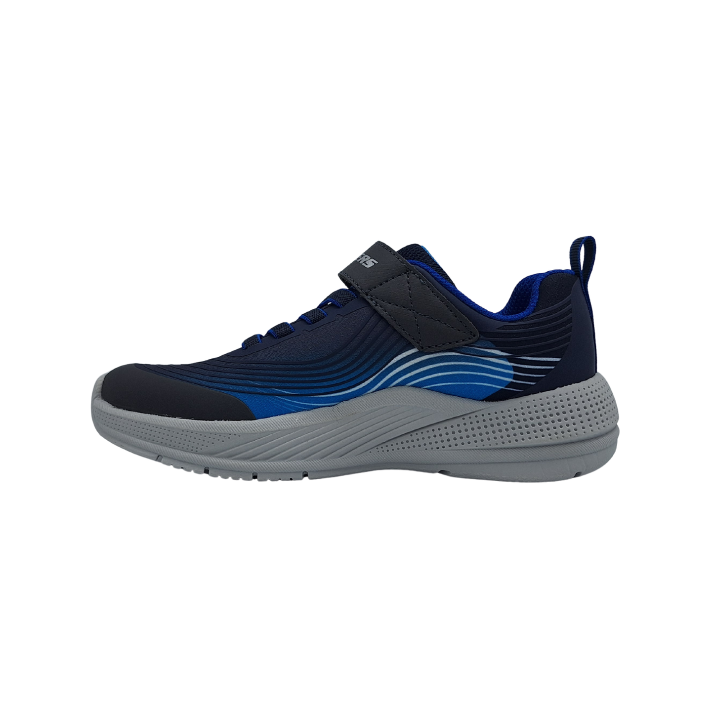 Tenis Skechers Microspec Advance Velcro Ajuste Elastico Niño 403926L