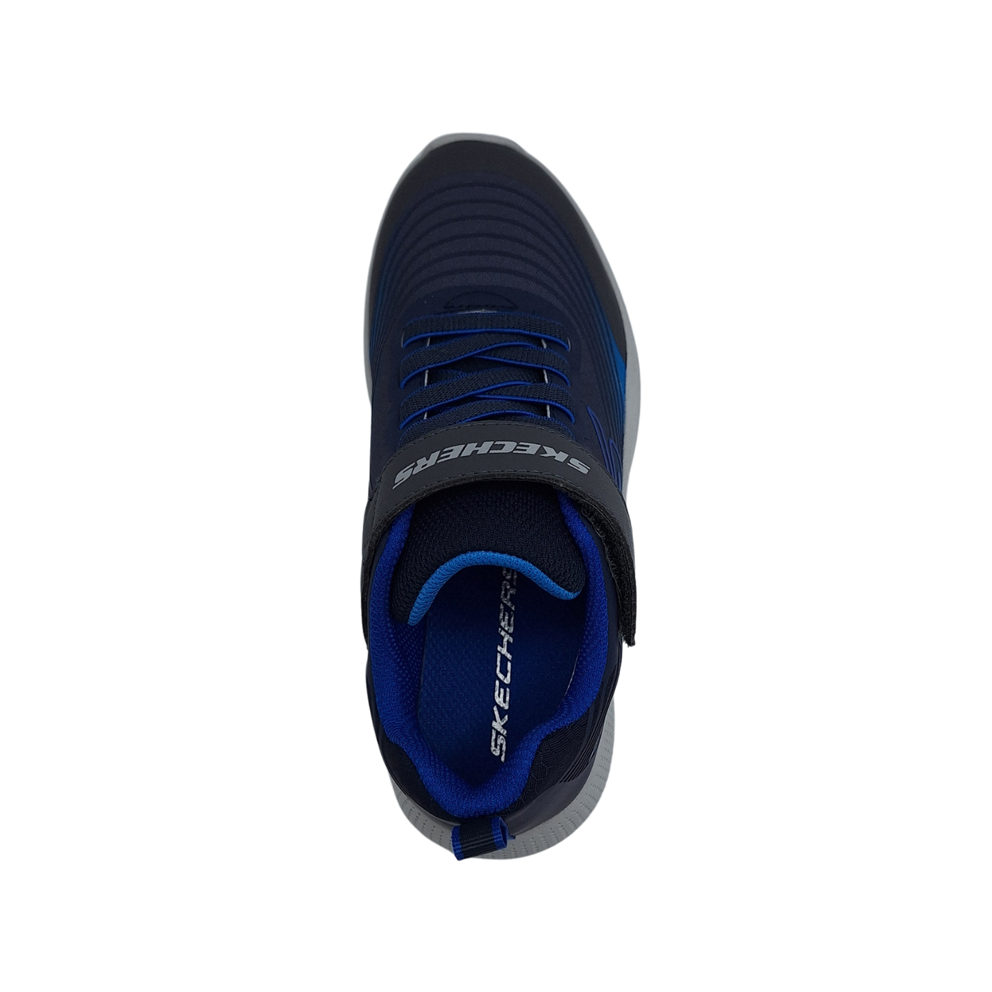 Tenis Skechers Microspec Advance Velcro Ajuste Elastico Niño 403926L