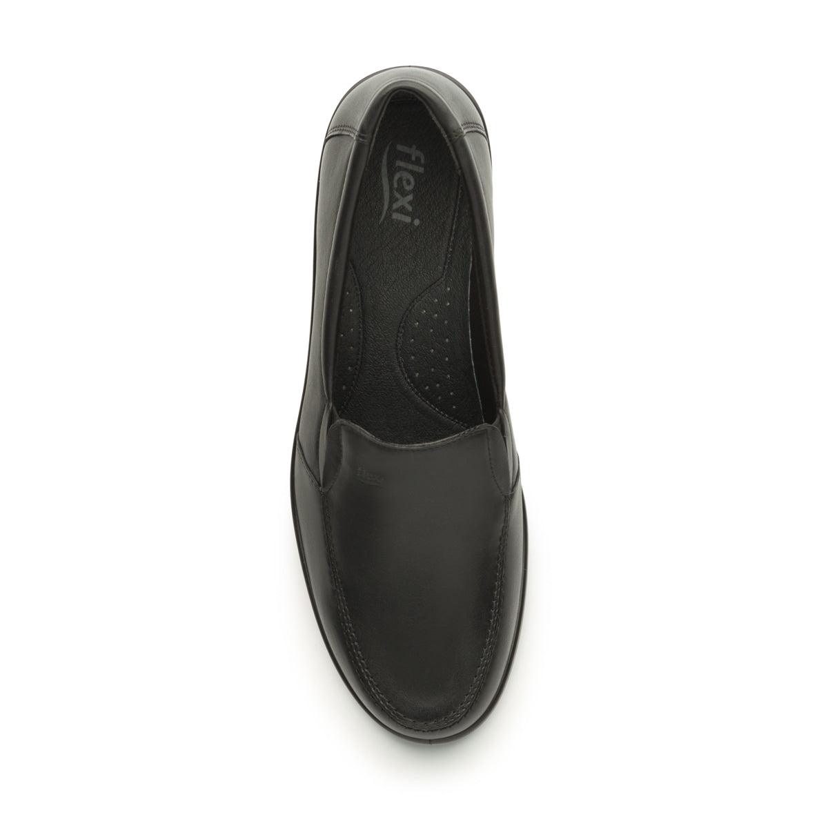 Zapato clinico negro online mujer