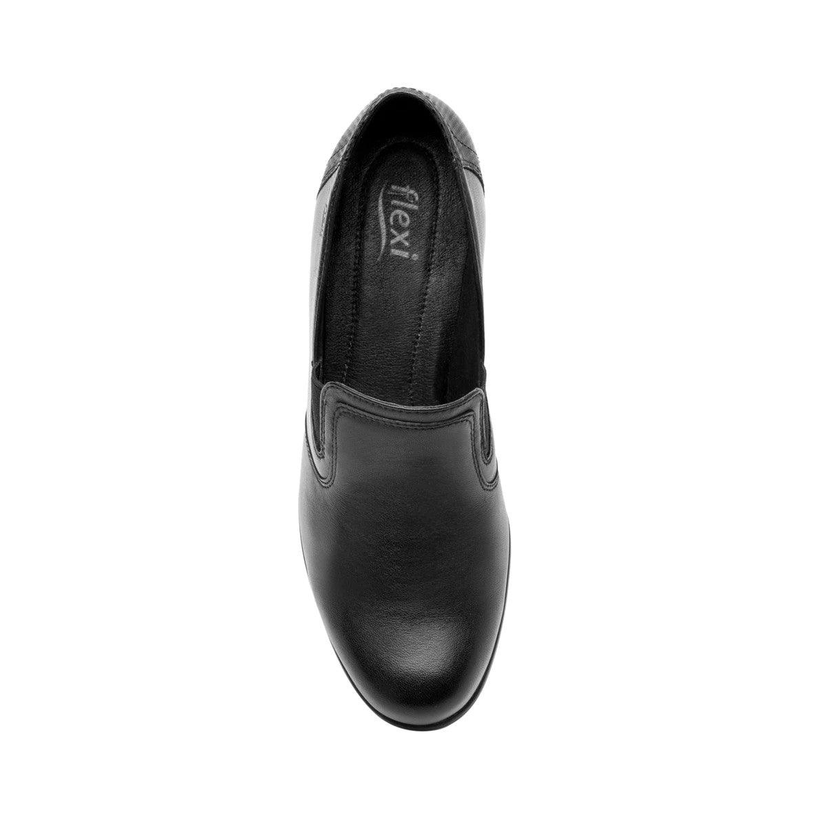 Zapato negro flexi online para mujer