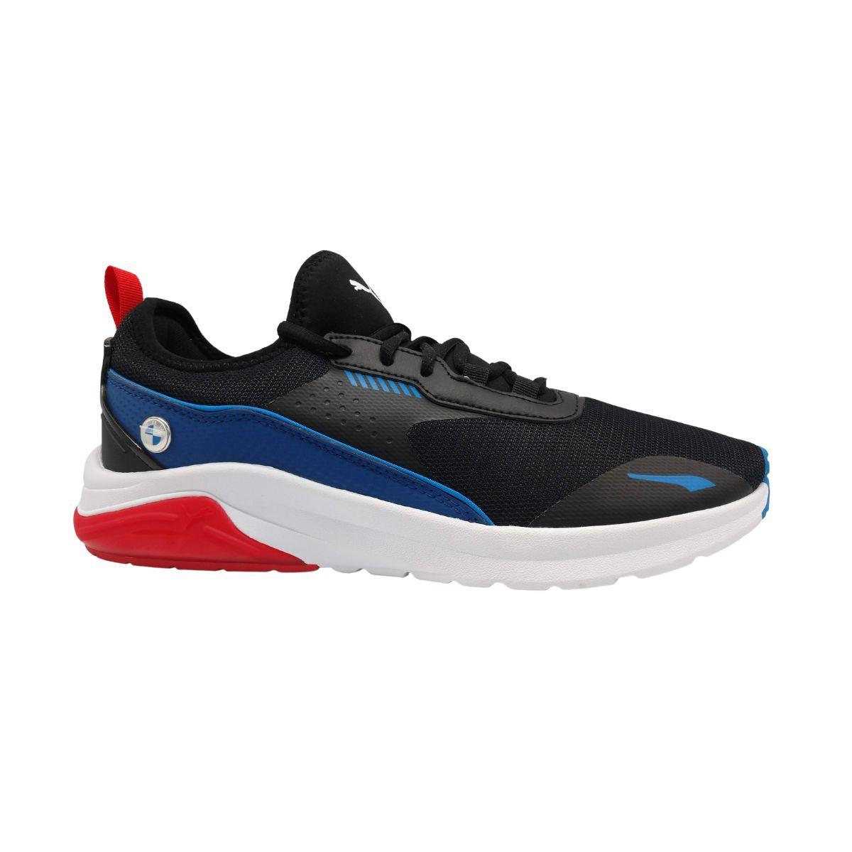 TENIS PUMA HOMBRE BMW MMS TIBURION BLANCO AZUL ROJO PUMA